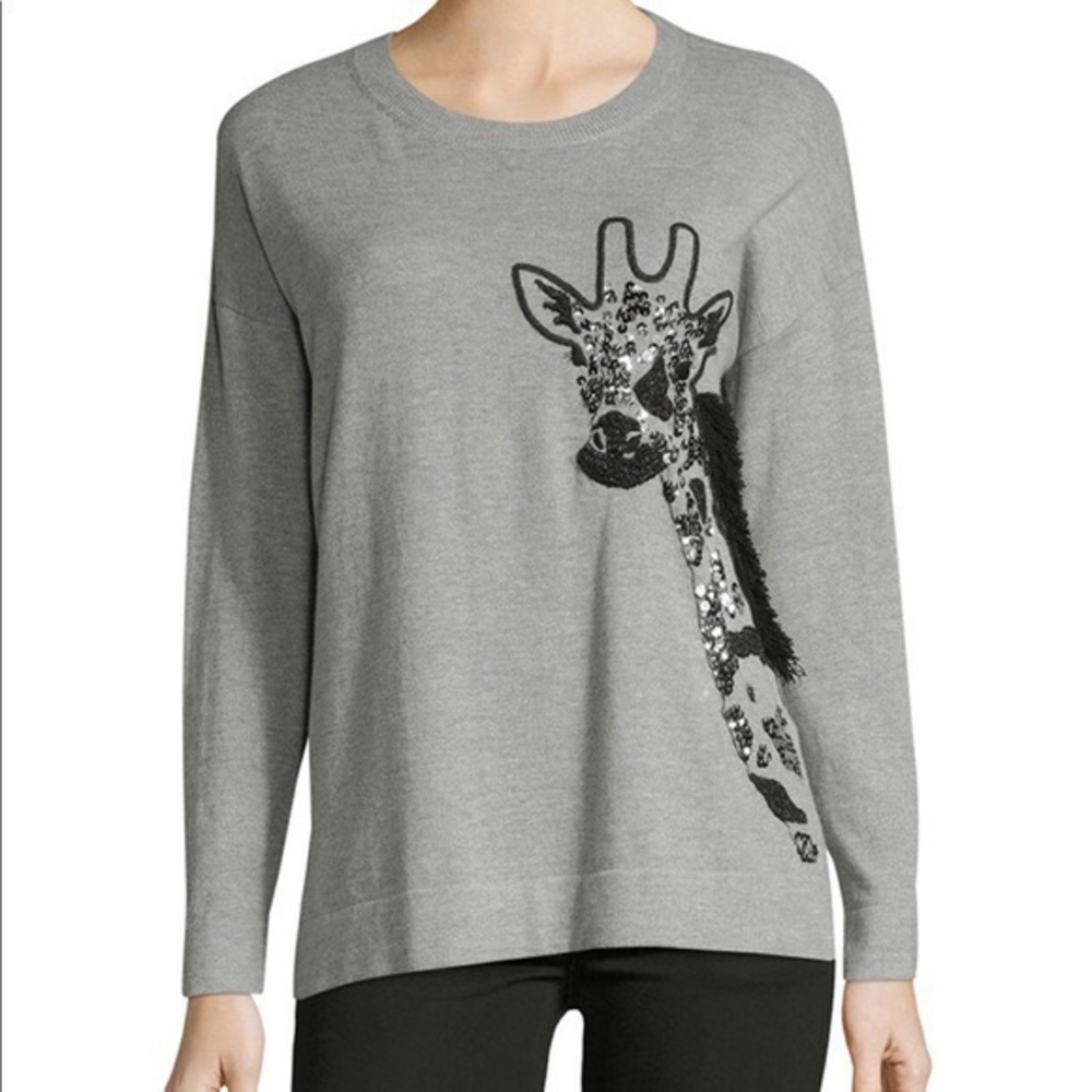 FRENCH CONNECTION giraffe sweater-size M